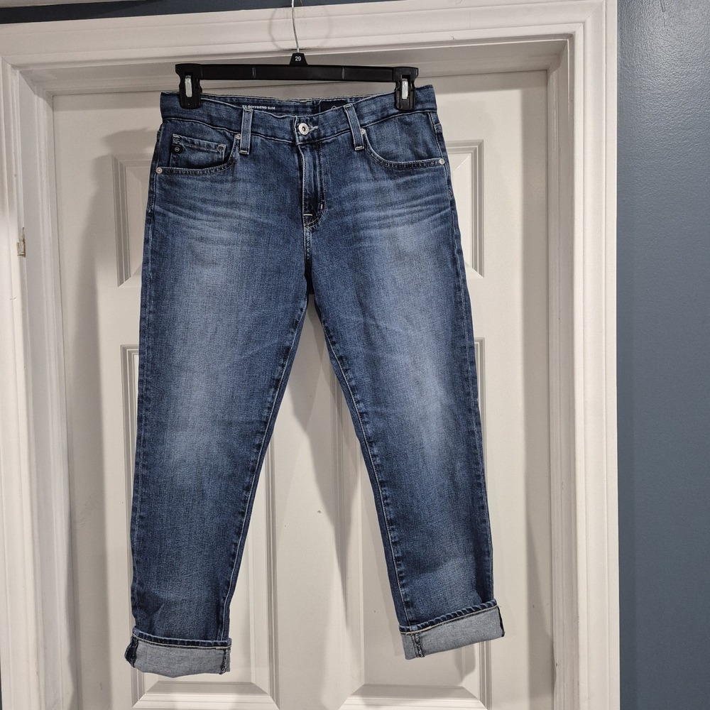 AG Adriano Goldschmied Jeans Womens 28 Ex Boyfriend Slim Slouchy Stretch Denim
